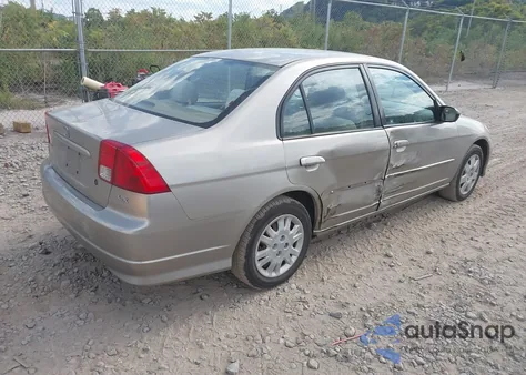 2004 Honda Civic Lx z USA, uszkodzony, nr VIN 2HGES16504H534207